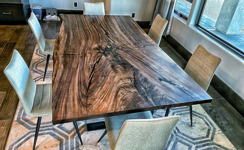 live edge table