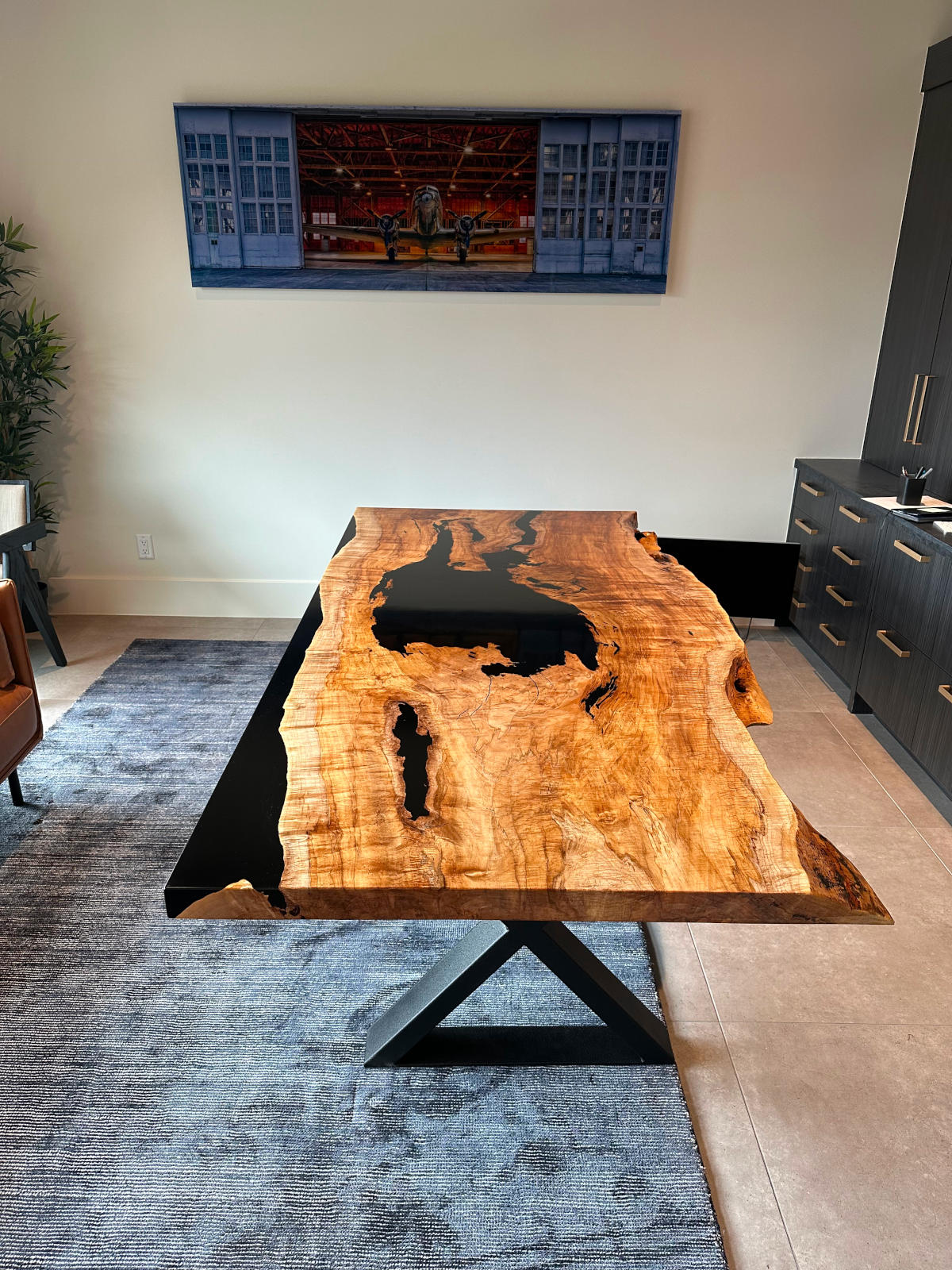 Maple Color Desk Highlighting Nature’s Imperfections in a One-of-a-Kind Maple Desk ...